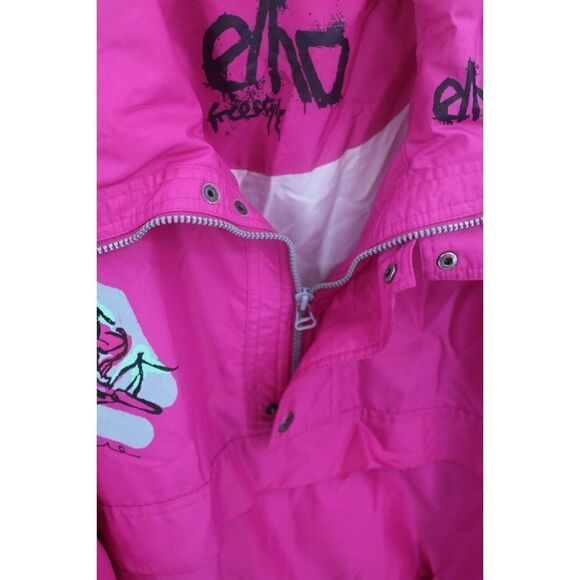 Elho jacket vintage Magenta Pink retro freestyle 90s size L - Picture 11 of 14